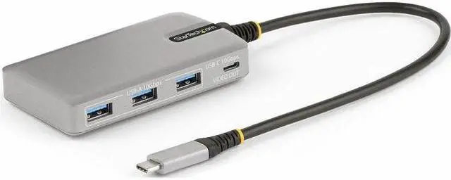 Alt view image 5 of 11 - StarTech 4-Port USB-C Hub with USB-C Video Output 100W PD HB31C3A1CDPPD3