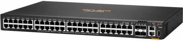 Main image of Aruba CX 6200F 48G 4SFP+ Switch - 48 Ports - Manageable - Gigabit Ethernet, 10 Gigabit Ethernet - 10/100/1000Base-T, 10GBase-X - 3 Layer Supported - Modular - 4 SFP Slots - 68 W Power Consumption - 37