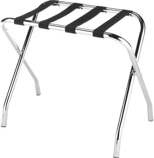 Alt view image 10 of 10 - Whitmor 6060-430 Chrome Luggage Rack