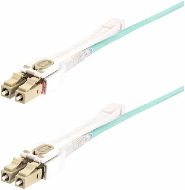 Main image of StarTech 10m LC to LC (UPC) OM4 Multimode Fiber Optic Cable w/Push-Pull Tabs