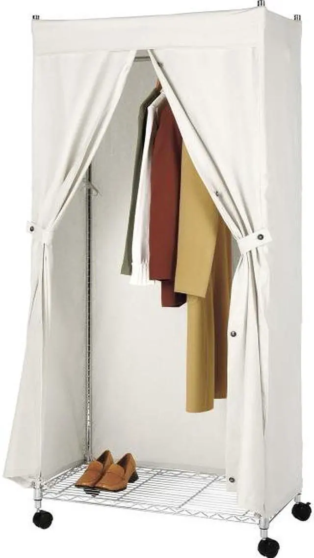 Alt view image 4 of 4 - whitmor canvas cover only for garment rack
