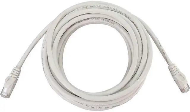 Alt view image 6 of 6 - Tripp Lite Cat6a 10G Snagless Molded UTP Ethernet Cable (RJ45 M/M), PoE, White, 20 ft. (6.1 m) - 20 ft Category 6a Network Cable for Network Device, Switch, Patch Panel, Server, Router, Hub, Printer,
