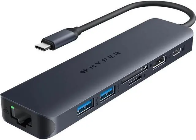 Main image of DOCK - 4K60HZ HDMI 2 X USB-A 10GBPS MICROSD 312MB/S SD 312MB/S GIGABIT ETHERNET