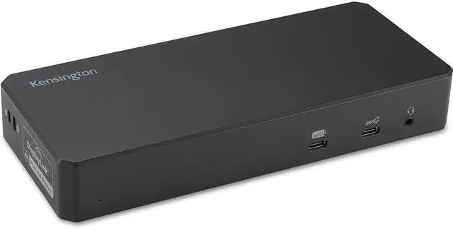 Alt view image 3 of 5 - Kensington SD4790P USB-C and USB-A 10Gbps Quad 4K Hybrid Dock - for Notebook/Monitor - Charging Capability - 150 W - USB Type C - 4 Displays Supported - Full HD, 4K @ 60Hz - 1920 x 1080, 3840 x 2160 -