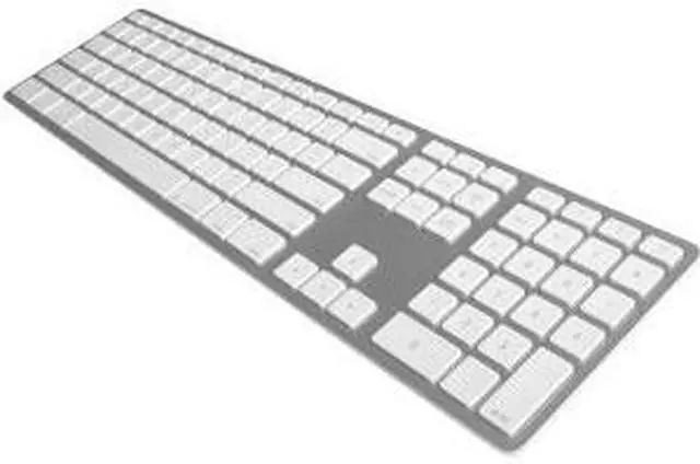 Alt view image 3 of 4 - Matias Wireless Bluetooth Aluminum Keyboard - Silver FK418BTS