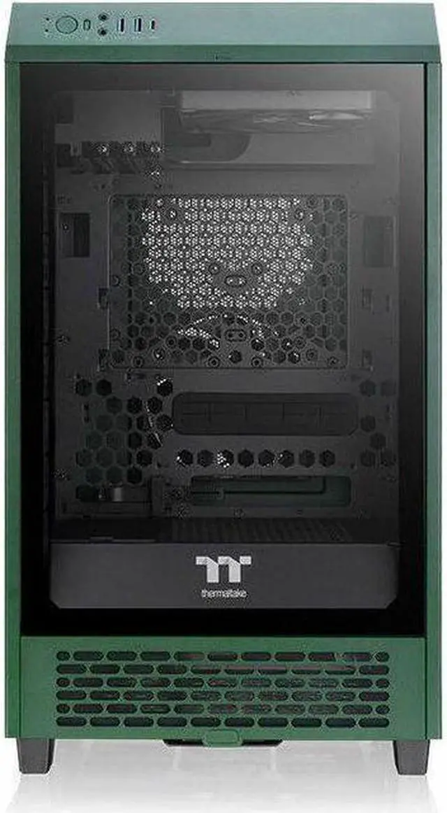 Alt view image 3 of 3 - Thermaltake The Tower 200 Racing Green Mini Chassis - CA-1X9-00SCWN-00
