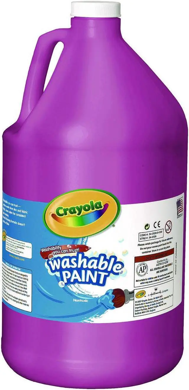 Alt view image 4 of 5 - CRAYOLA LLC FORMERLY BINNEY & SMITH BIN212869 WASHABLE PAINT GALLON-MAGENTA