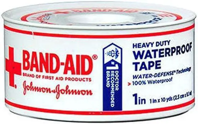Alt view image 7 of 7 - Band-Aid Water Block Waterproof Medical Tape 10 yards (117121)