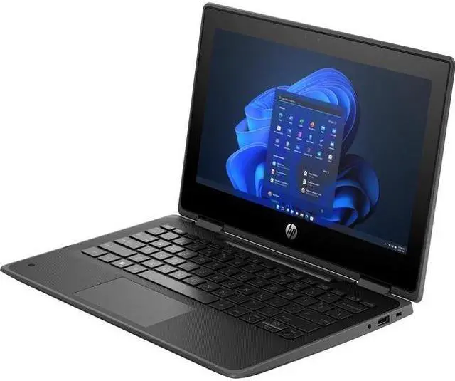 Alt view image 5 of 6 - HP Pro x360 Fortis G11 11.6" Touchscreen Rugged Convertible 2 in 1 Notebook HD 1366 x 768 Intel N-Series N100 (4 Core) 800 MHz 4 GB Total RAM 4 GB On-board Memory 64 GB Flash Memory 7L305UT#ABA