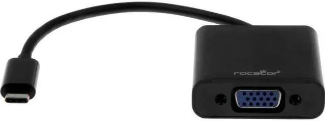Alt view image 3 of 5 - 6FT USB-C TO VGA ADAPTER M/F