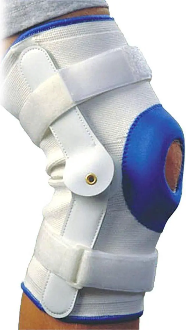 Main image of Deluxe Compression Knee Support With Hinge - Large