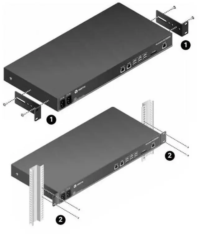 Main image of Vertiv Avocent ACS8000 Serial Console Rackmount Kit 1U 0U RMK-89 RMK89