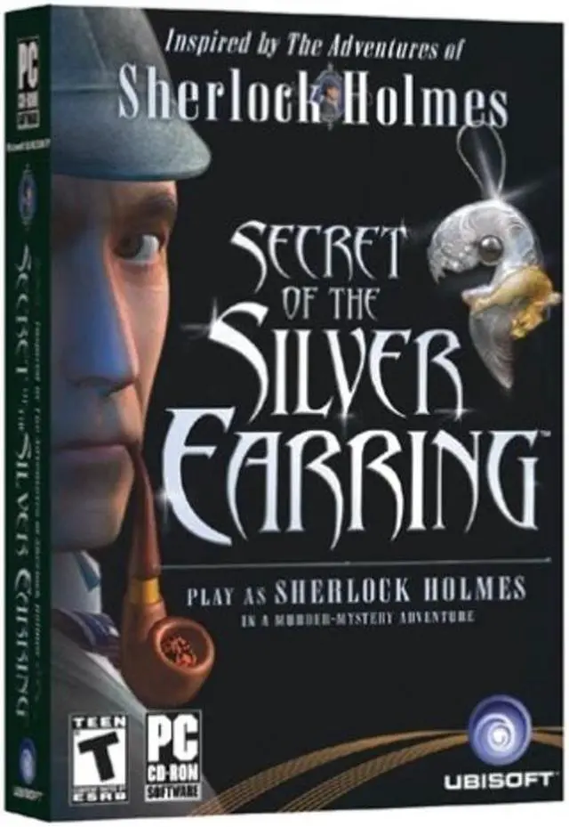 Main image of Sherlock Holmes Silver Earring SEALED IN BOX