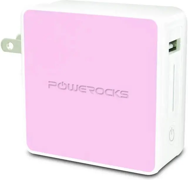 Main image of POWEROCKS Tetris 3000mAh Power Bank Extended Battery Portable Charger Pink