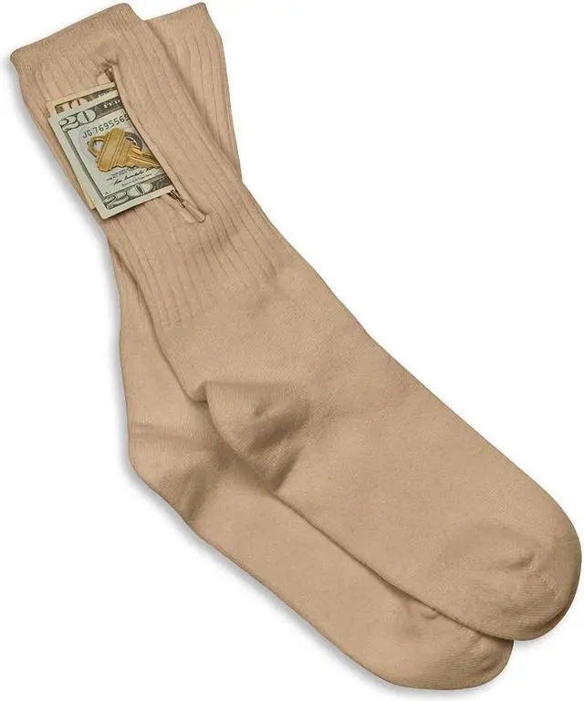 Main image of Travelon Security Socks - Tan (Medium)