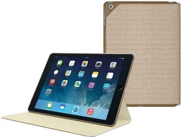 Alt view image 3 of 3 - Logitech Hinge Flexible Case for iPad Air, Light Brown