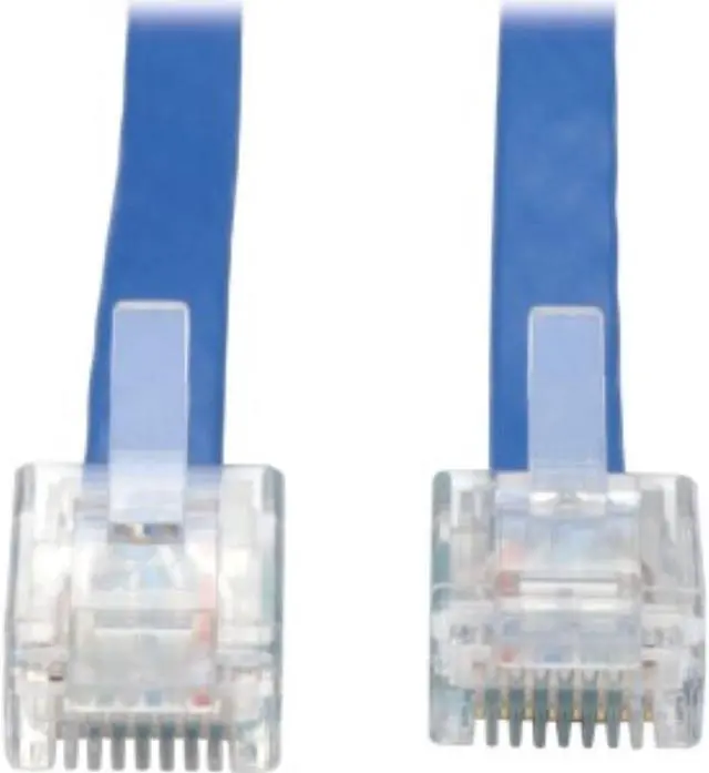 Alt view image 6 of 10 - Tripp Lite Cisco Console Replacement Rollover Cable (M/M ), RJ45, 32AWG,  6' (N205-006-BL-FCR)