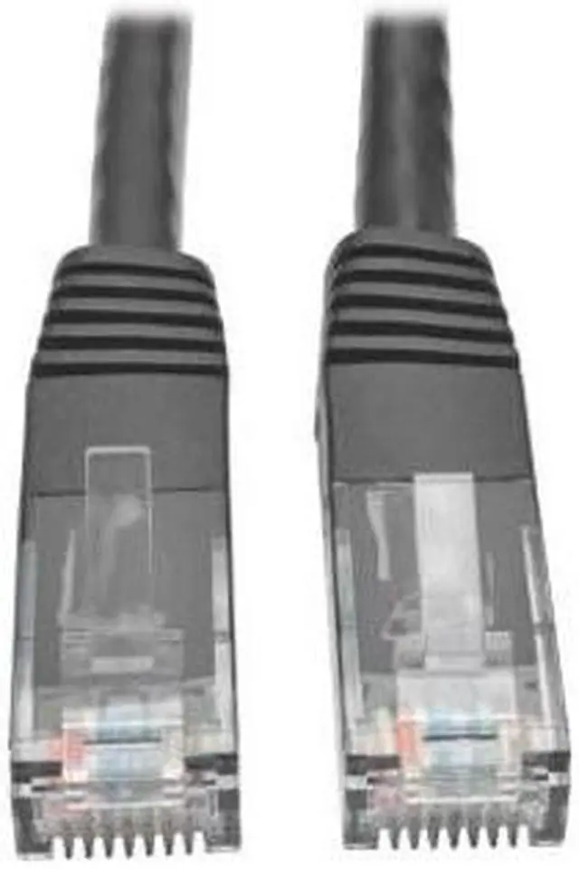 Alt view image 7 of 12 - Tripp Lite Cat6 Gigabit Molded Patch Cable, 50 ft. RJ45 (M/M), 550MHz 24 AWG Black 50' (N200-050-BK)