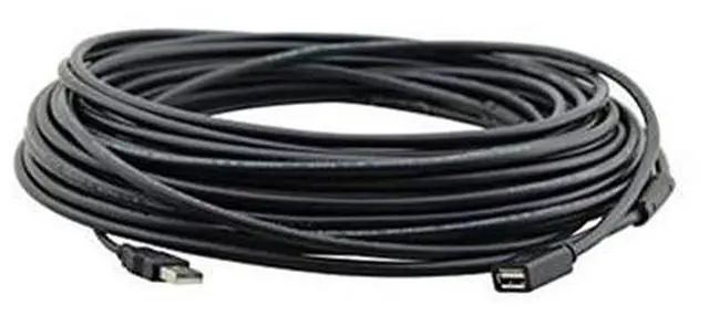 Alt view image 3 of 4 - Kramer Electronics CA-UAM/UAF-15 4.6m USB A USB A Male Female Black USB Cable