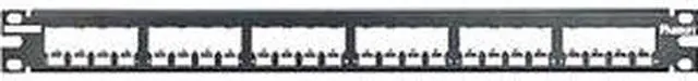 Alt view image 3 of 3 - Panduit CP24BLY 24pt All Metal Modular Patch Panel 1 Ru
