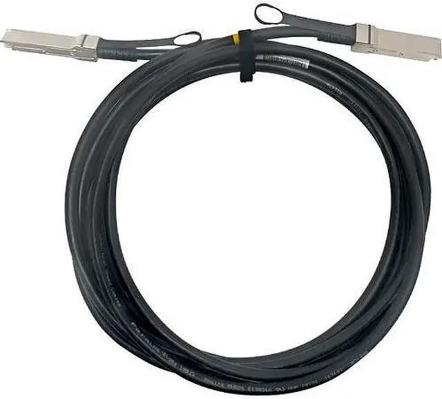 Alt view image 5 of 5 - Mellanox Passive Copper cable, IB HDR, up to 200Gb/s, QSFP56, LSZH, 2m, black pulltab, 26AWG