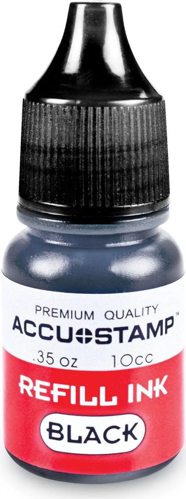 Alt view image 2 of 2 - COSCO ACCU-STAMP Gel Ink Refill Black 0.35 oz Bottle 090684