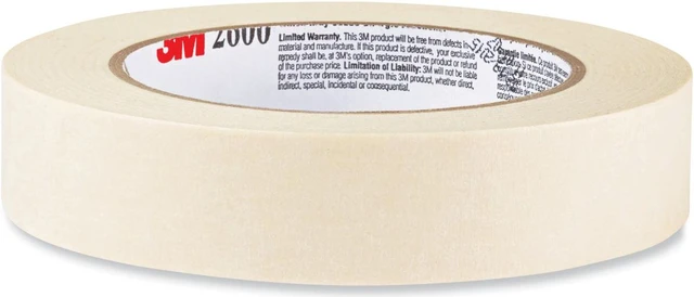 Alt view image 2 of 2 - Highland Economy Masking Tape .94" x 60.1yds 3" Core Tan 260024A