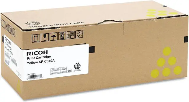 Alt view image 5 of 5 - Ricoh Sp-c310a Yellow Toner Cartridge - Yellow - Laser -