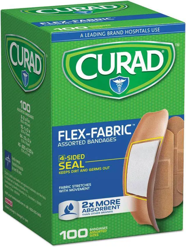 Alt view image 4 of 4 - Medline Bandages Flex Fabric 100/BX Assorted CUR0700RB