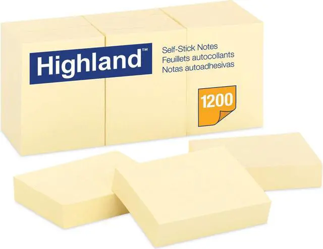 Alt view image 6 of 8 - 3M COMPANY MMM6539YW NOTES HIGHLAND YELLOW 1.5 INCH X 2 INCH