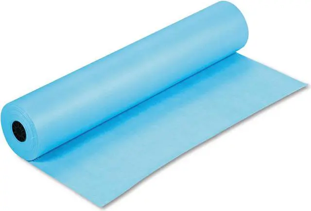 Alt view image 6 of 6 - Pacon Corporation PAC63150 Kraft Paper- Lightweight- 36in.x1000ft.- Sky Blue