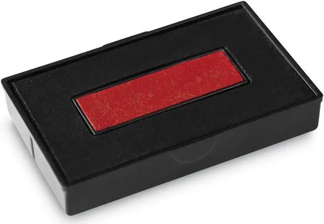 Alt view image 3 of 3 - COSCO Felt Replacement Ink Pad for 2000PLUS Economy Message Dater Red/Blue 061797