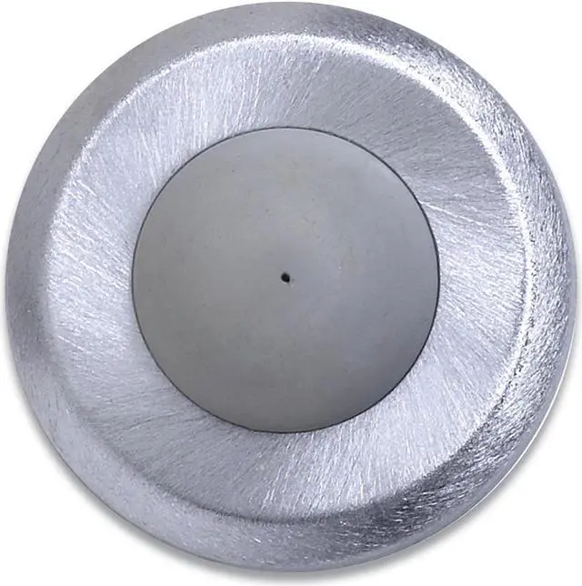 Alt view image 2 of 2 - Tell Manufacturing Tell Convex Wall Bumper Satin Chrome Finish 26D DT100085