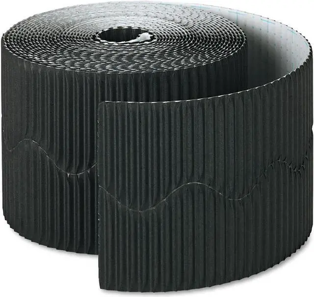 Alt view image 5 of 8 - Pacon Bordette Decorative Border, 2 1/4" X 50' Roll, Black 37306