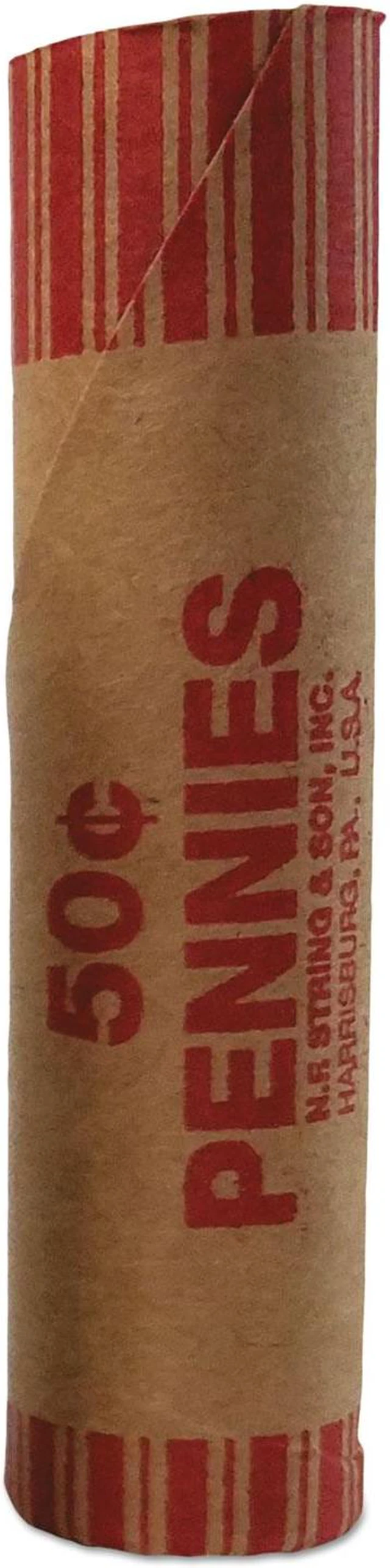 Alt view image 2 of 2 - PM Company Preformed Tubular Cartridge Paper Coin Wrappers 65029