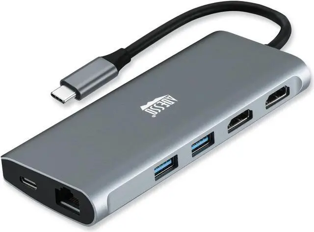 Alt view image 12 of 12 - Adesso 9-in-1 USB-C Multi-Port Docking Station (TAA Compliant)