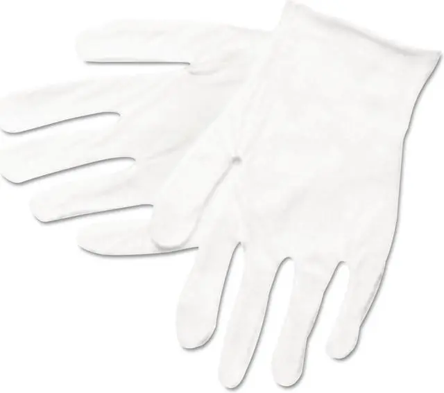 Alt view image 3 of 3 - MCR Safety Cotton Inspector Gloves Men's Reversible 8600C