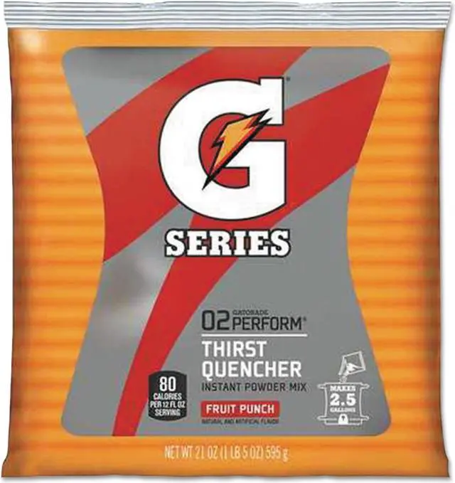 Alt view image 3 of 3 - Gatorade G2 Low Calorie Powdered Drink Mix Fruit Punch 21oz Packet 32/Carton 33691