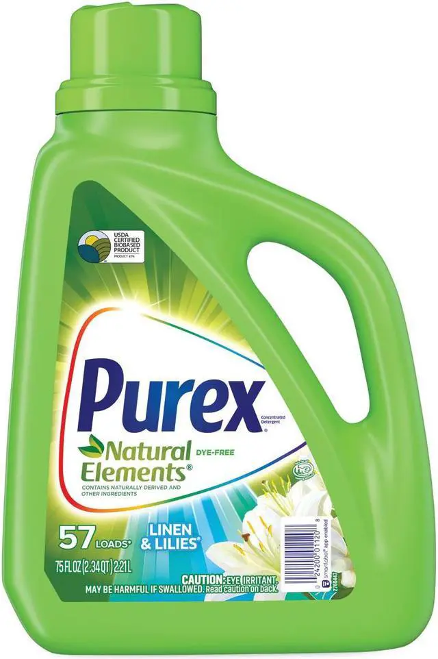 Alt view image 8 of 8 - Purex Natural Elements Detergent 75oz. Linen/Lilies BE 01120