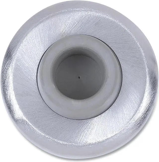 Alt view image 2 of 2 - Tell Manufacturing Tell Concave Wall Bumper Satin Chrome Finish DT100084