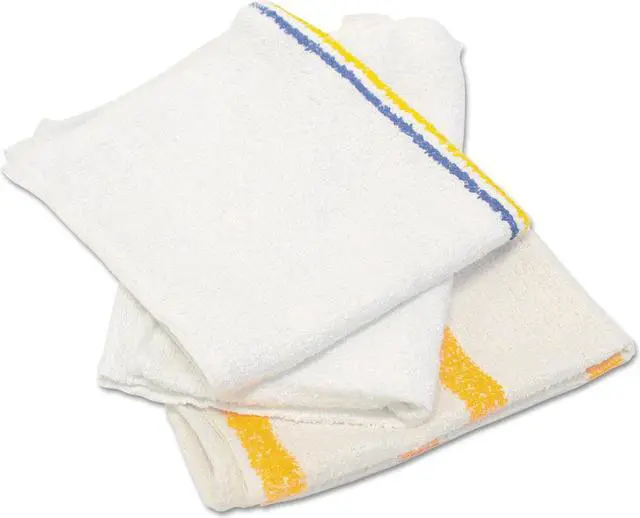 Alt view image 2 of 2 - Hospital Specialty Counter Cloth/Bar Mop Value Choice White 25 Pounds/Bag 53425BP