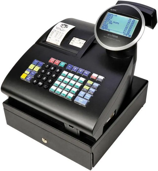 Alt view image 5 of 10 - Royal Consumer Alpha ROY69163Y 7000ml Cash Register Black