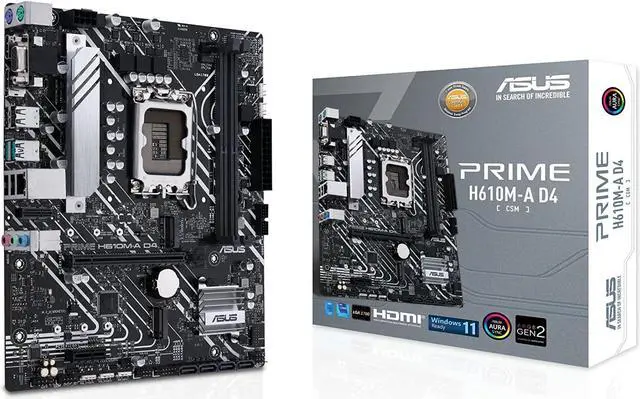 Alt view image 6 of 8 - Asus PRIME H610M-A WIFI LGA 1700 Motherboard DP HDMI VGA Micro ATX WIFI 5