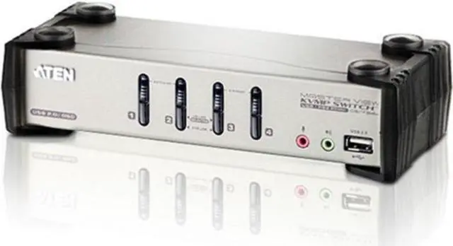 Alt view image 6 of 6 - Aten Cs1734b 4-Port Usb Kvmp Switch