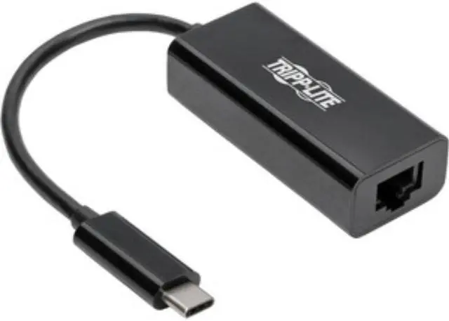 Alt view image 14 of 14 - Tripp Lite USB-C to Gigabit Network Adapter with Thunderbolt 3 Compatibility - Black