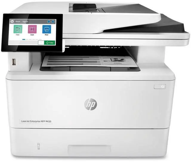 Alt view image 3 of 13 - HP LaserJet M430f Multifunction Monochrome Laser Printer 3PZ55A