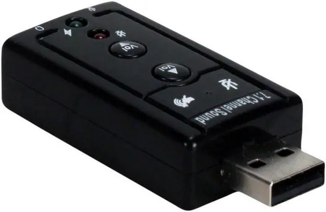 Alt view image 5 of 5 - QVS USB-AUDIO3 USB to 2.1 Stereo Audio Adaptor
