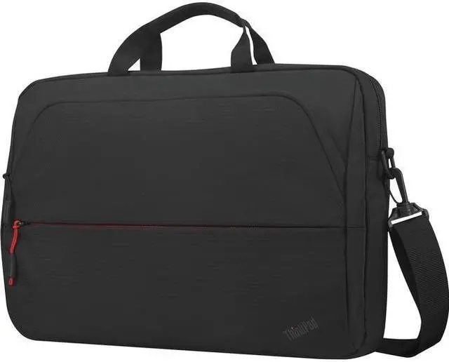 Alt view image 4 of 11 - lenovo carrying case for 13" to 14" - black - polyester, polyethylene terephthalate (pet) - shoulder strap - 10.4" height x 14.6" width x 2" depth