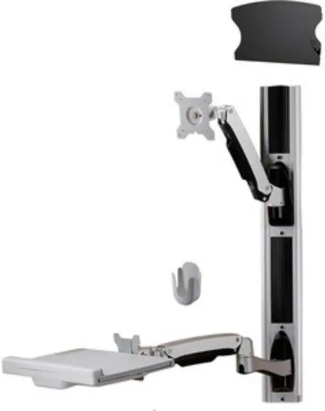 Alt view image 4 of 4 - SIT STAND COMBO WORKSTATION