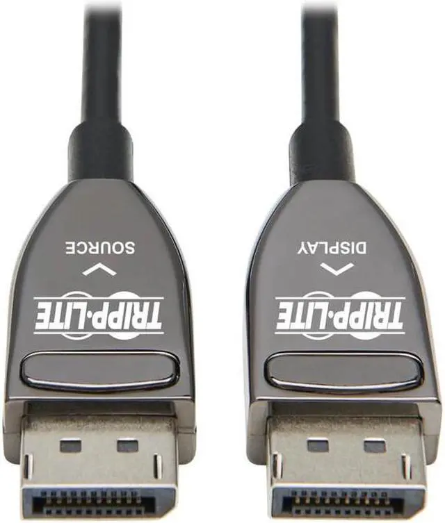 Alt view image 6 of 6 - Tripp Lite DisplayPort Fiber Active Optical Cable AOC 8K 60Hz CL3 M/M 15M (P580F3-15M-8K6)